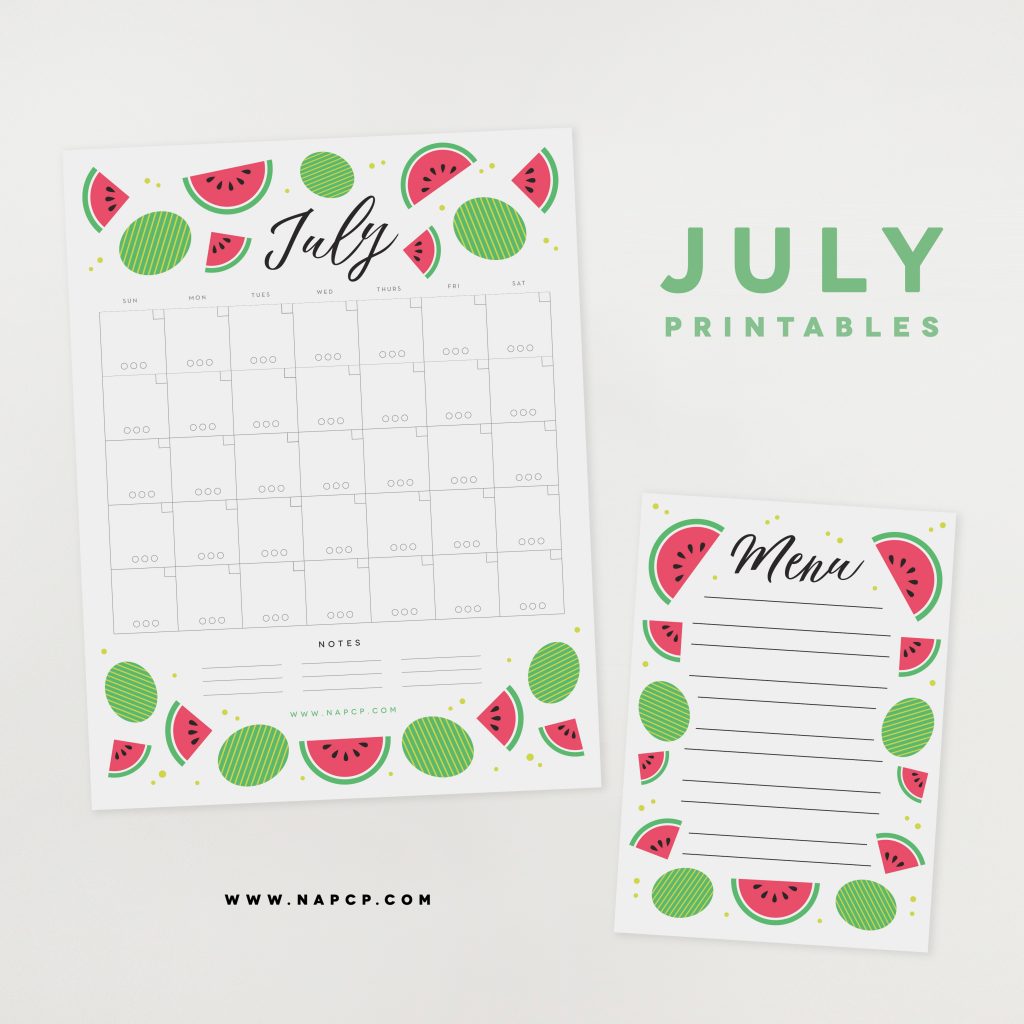 July Printables are here! - National Association of Professional Child ...
