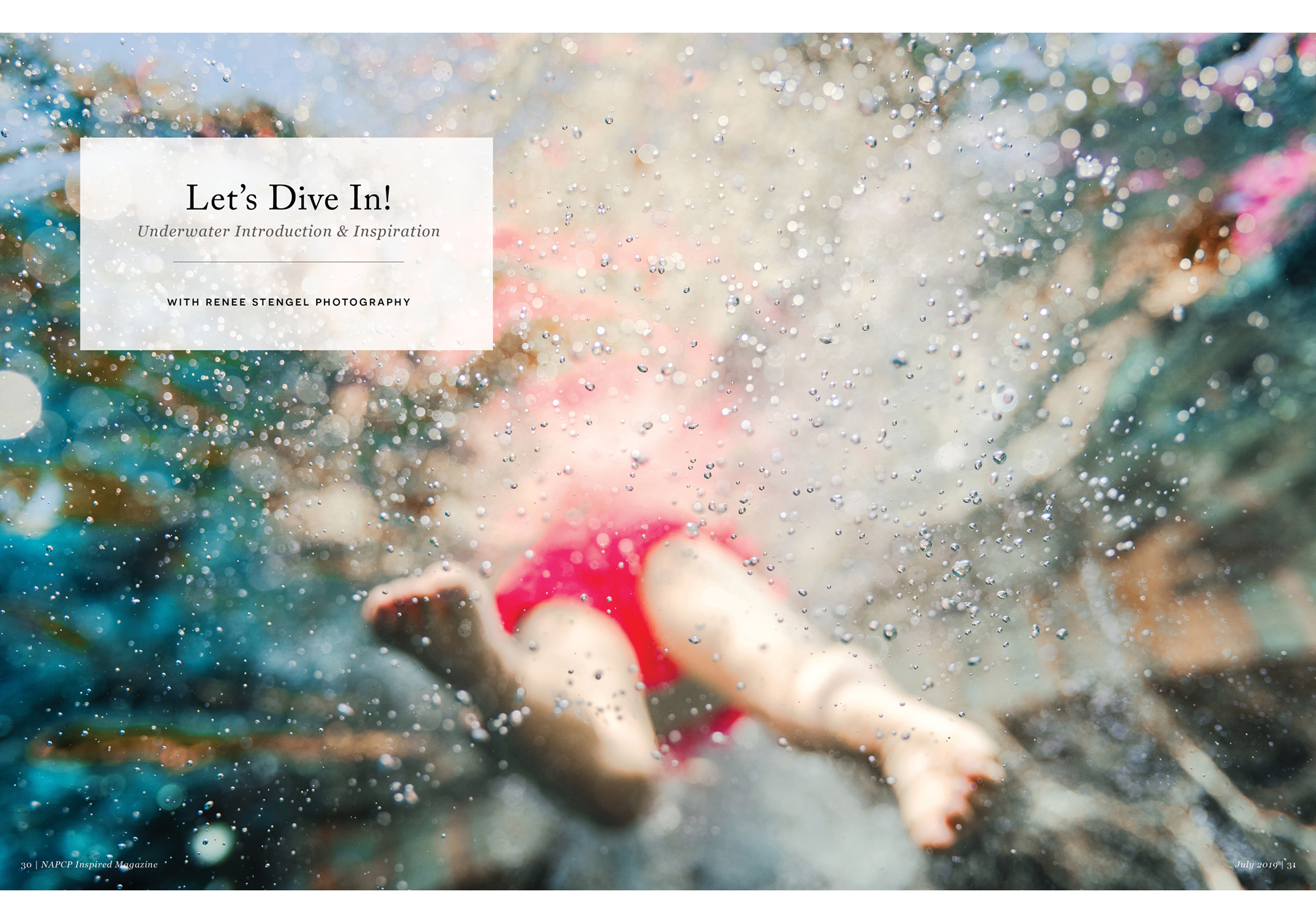 Renee Stengel Photography underwater article