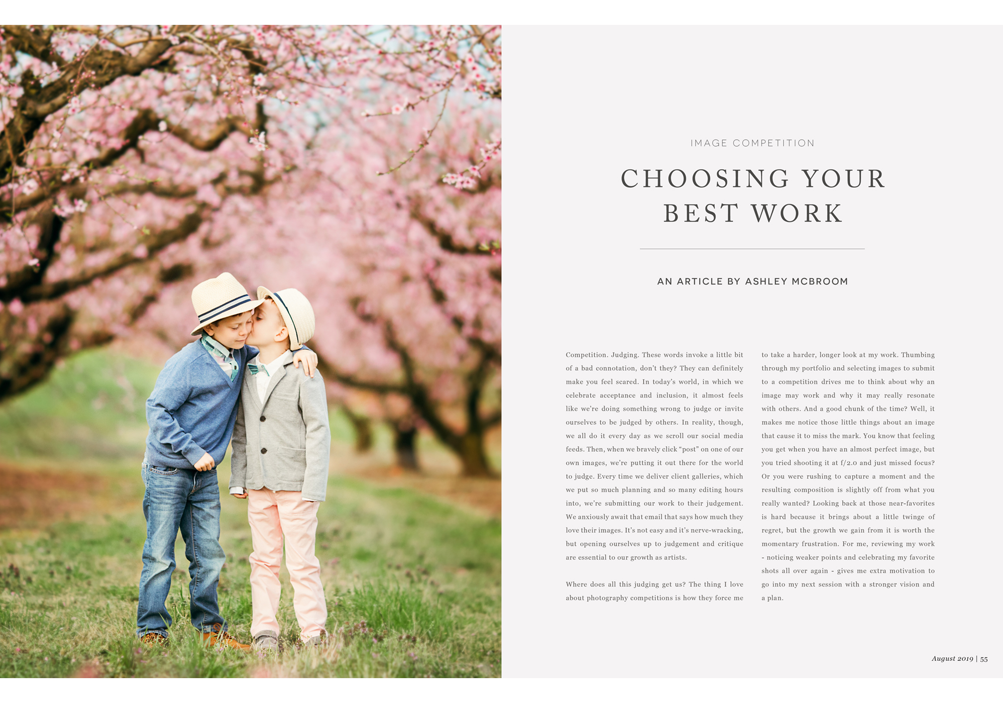 Inspired Magazine, Image Competition, Choosing Your Best Work, An Article by Ashley McBroom