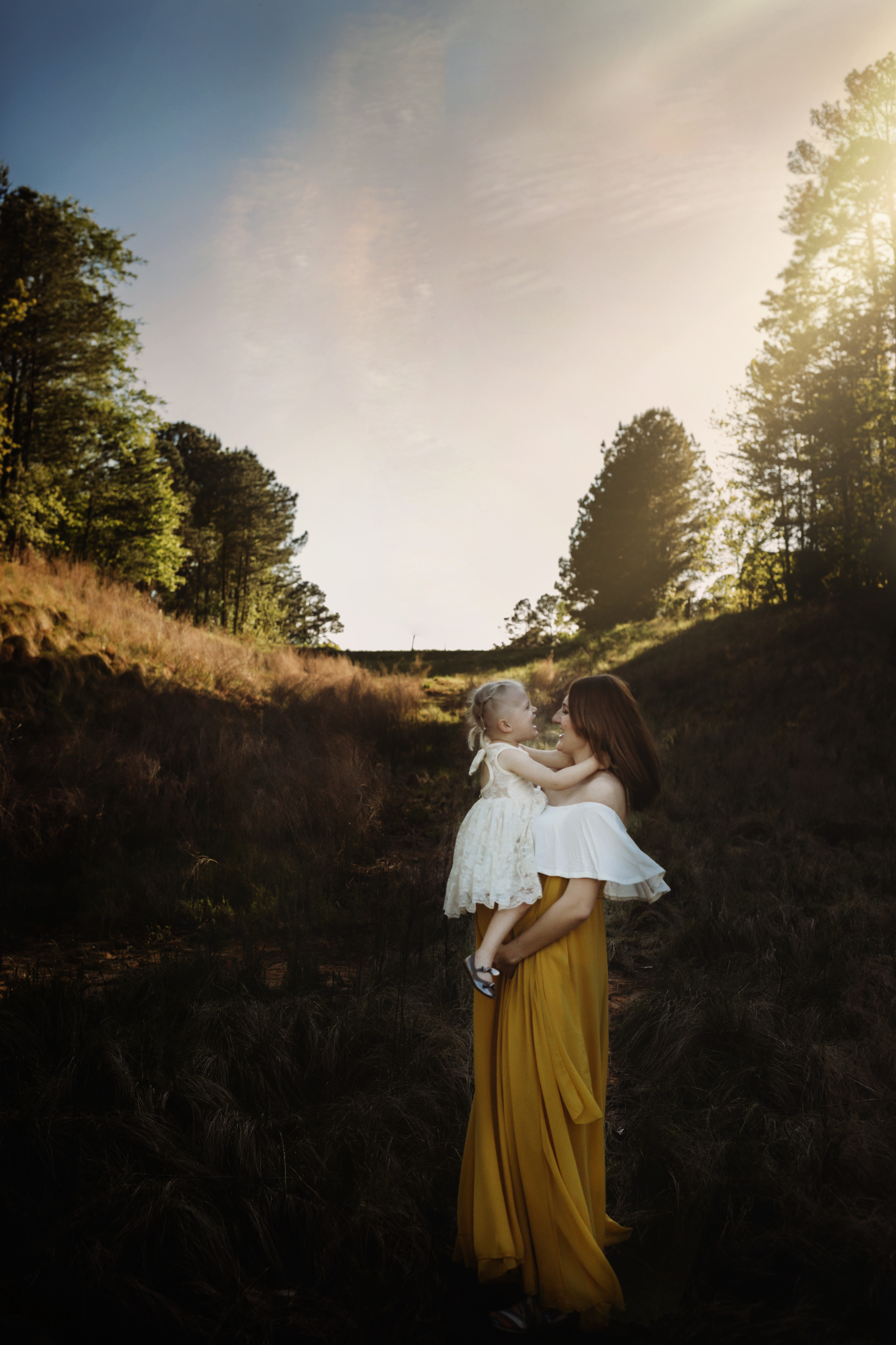 twins maternity photography