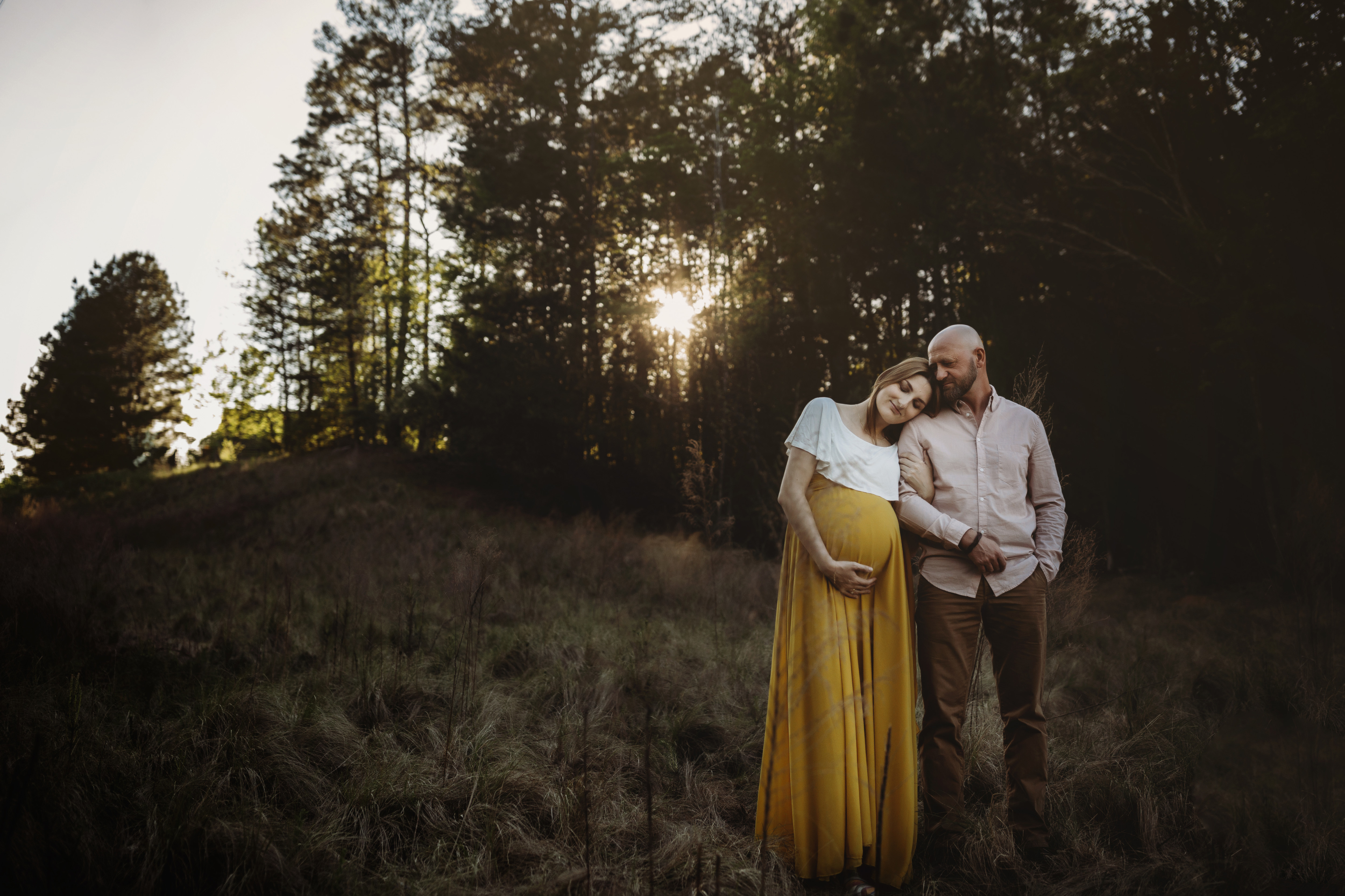 twins maternity photography