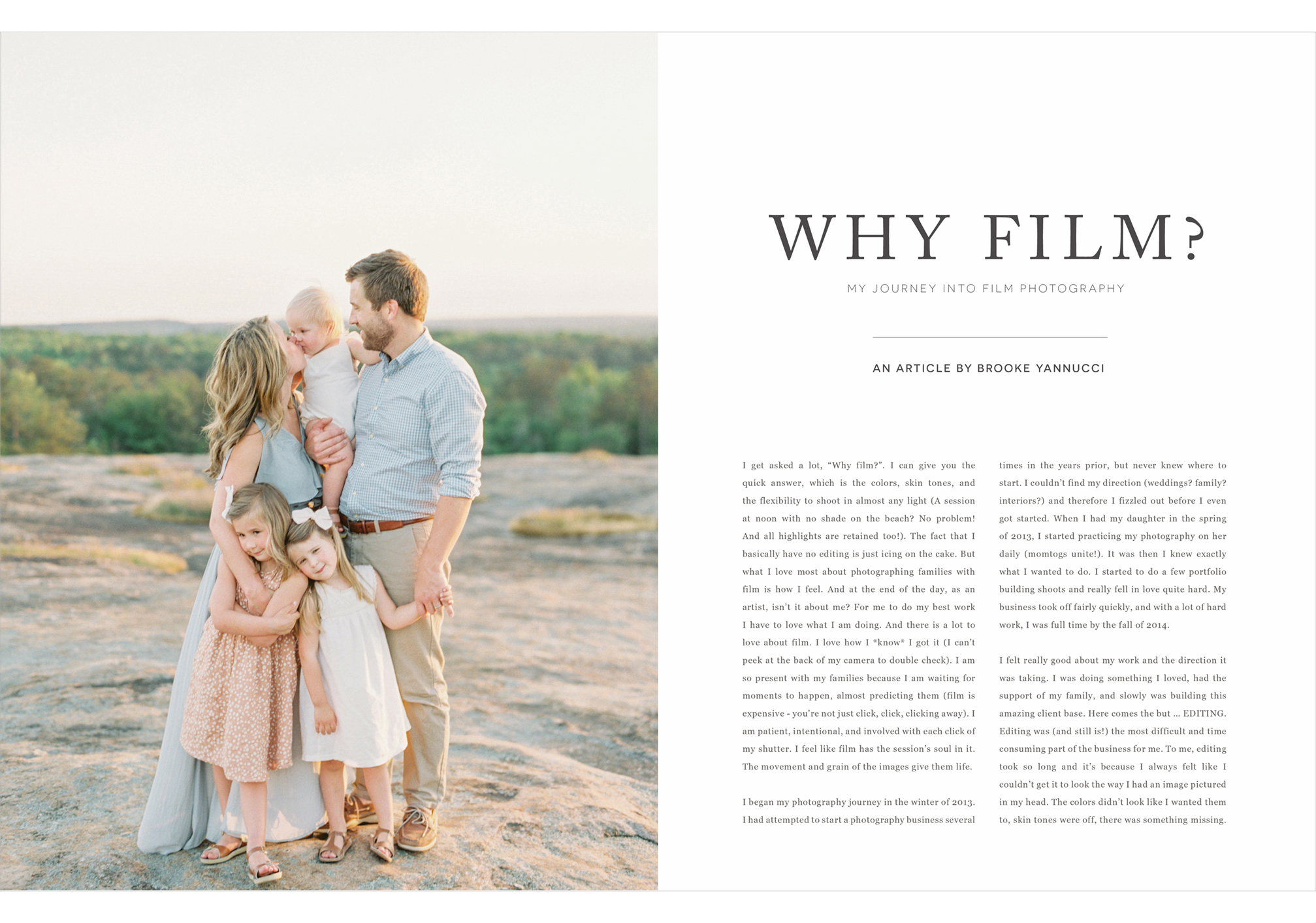 Why Film? My Journey into Film Photography, an article by Brooke Yannucci