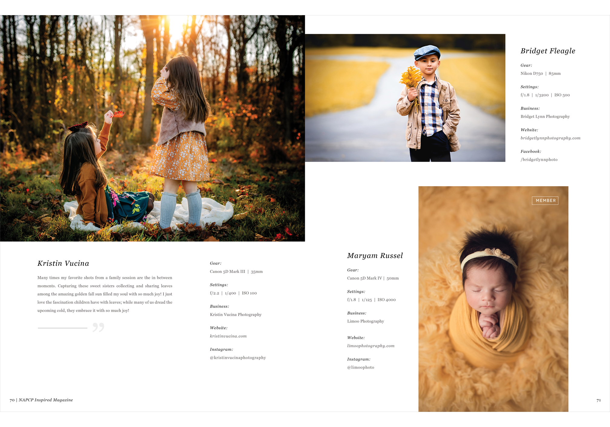 Featured Phtographers Gold