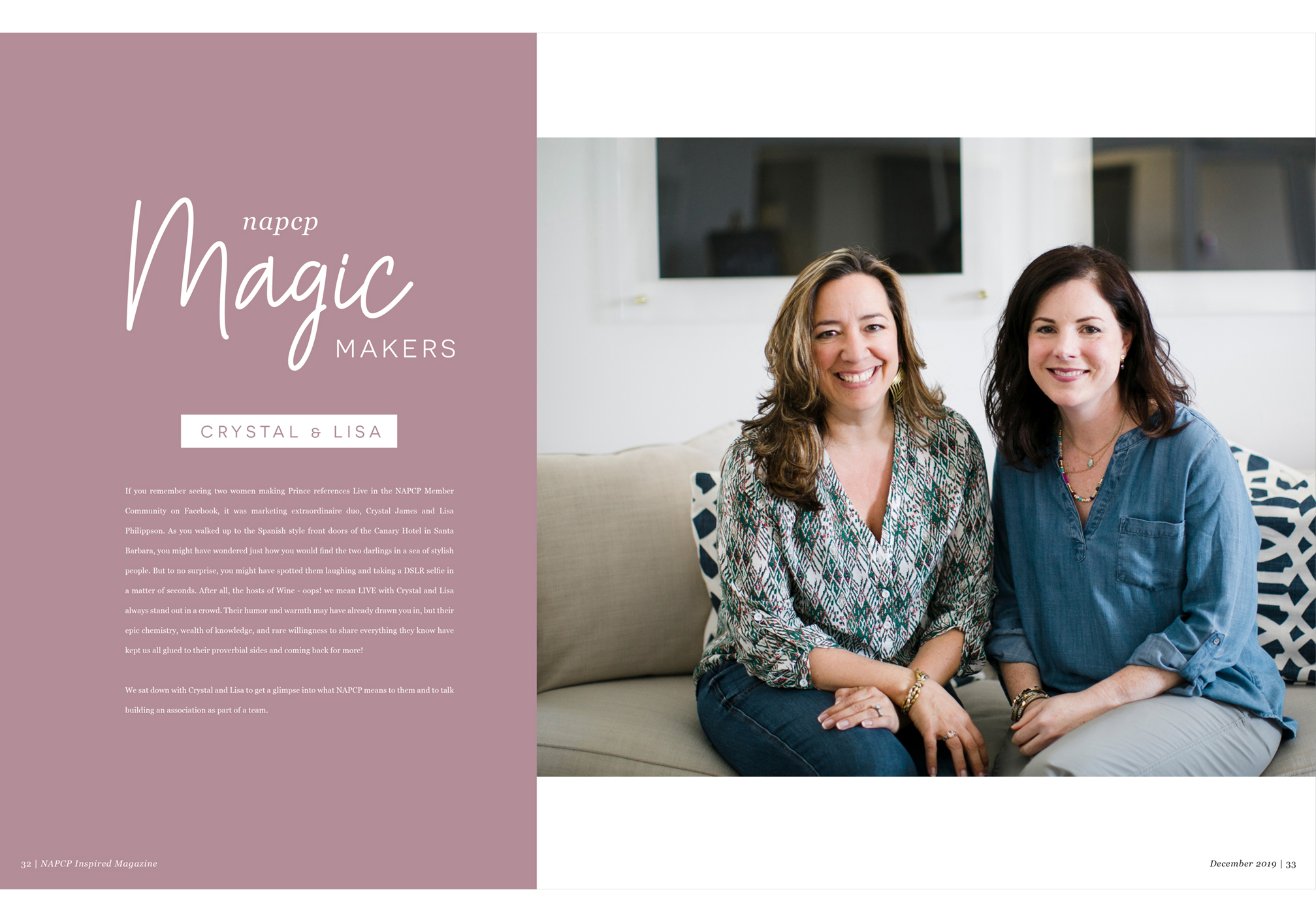 NAPCP Magic Makers - Crystal and Lisa