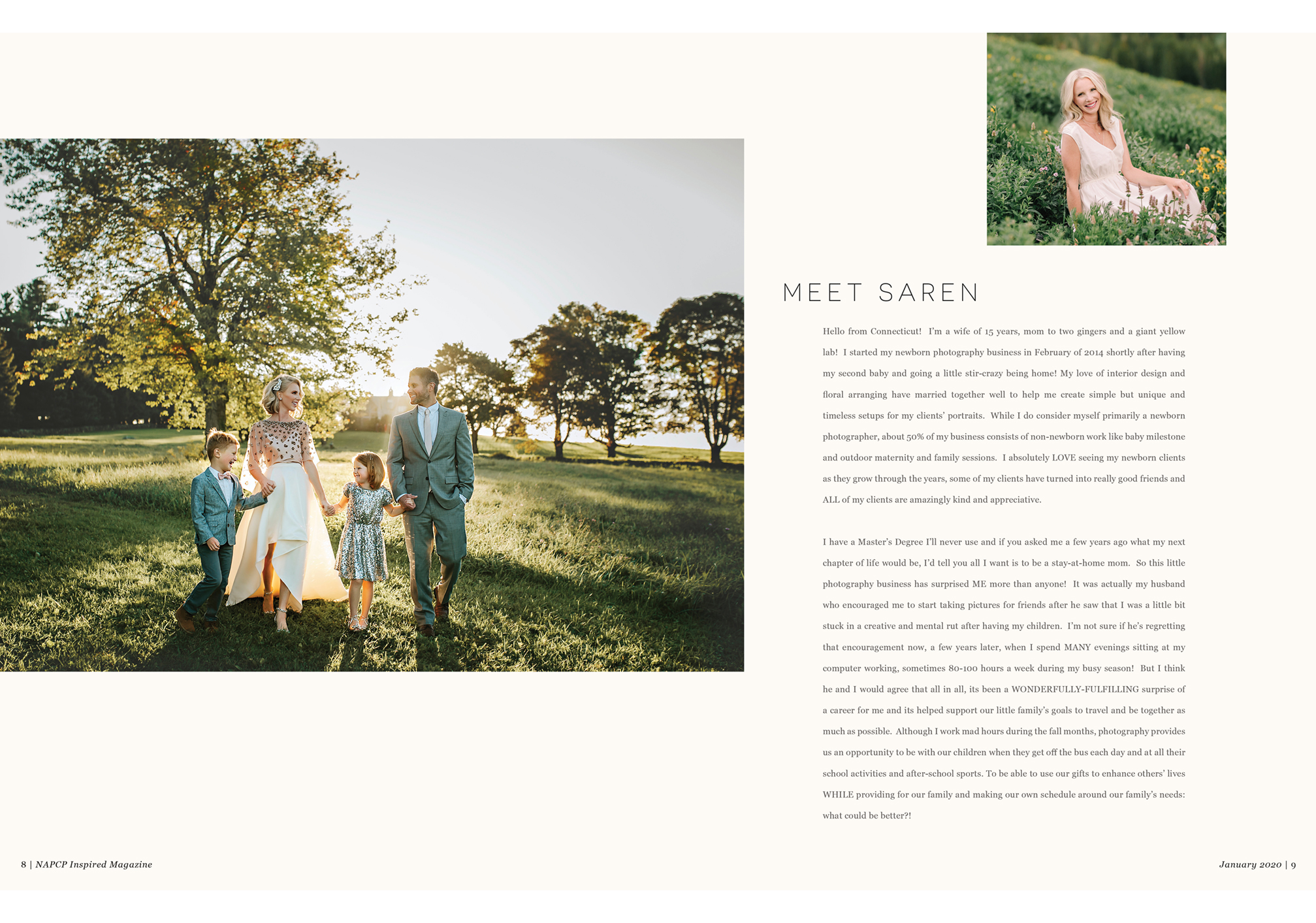 January 2020 Inspired Magazine, Meet Saren