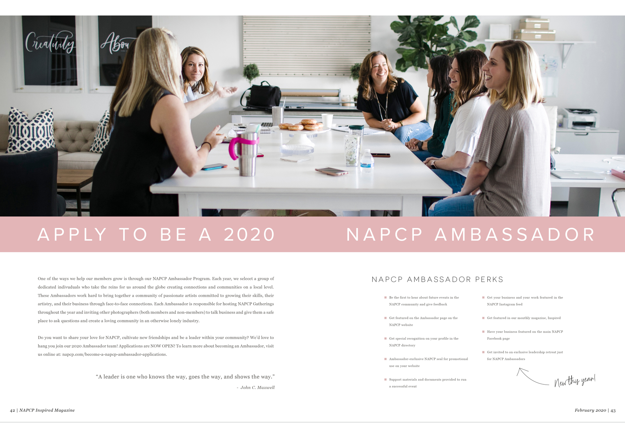 Park Studios Atlanta, NAPCP Ambassadors, Inspired Magazine, NAPCP, February 2020