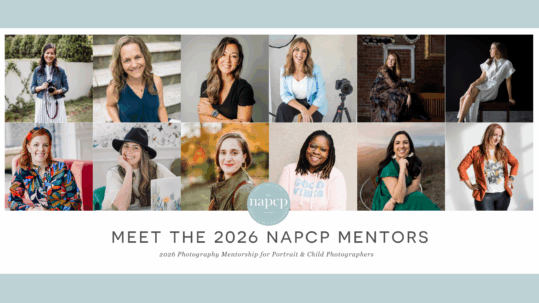 2026 NAPCP Mentors photography mentorship program for portrait and child photographers