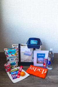 NAPCP photographers swag bags for Asheville, NC